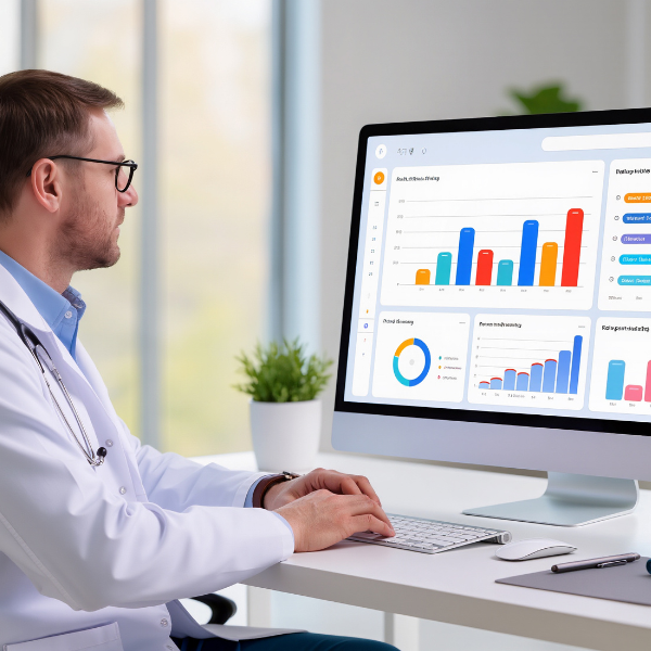 Doctor dashboard and analytics tools